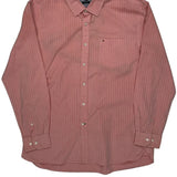 Tommy Hilfiger Striped Shirt - XL Pink Cotton