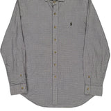 Polo By Ralph Lauren Checked Shirt - Large Blue Cotton