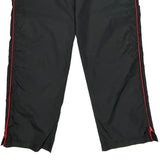Red Accents Puma Track Pants - XL Black Nylon