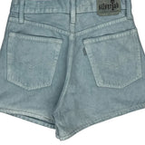Silver Tab Levis Denim Shorts - 27W UK 10 Light Wash Denim