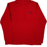 Age 10-12 Polo By Ralph Lauren 1/4 Zip - Medium Red Cotton