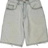 Guess Denim Shorts - 30W 11L Light Wash Cotton