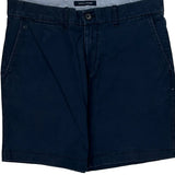 Tommy Hilfiger Chino Shorts - 32W 8L Navy Cotton