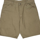 Wrangler Carpenter Shorts - 37W 10L Khaki Cotton
