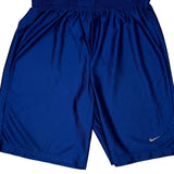Nike Sport Shorts - Small Blue Polyester