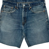 Levis Denim Shorts - 33W 10L Blue Cotton