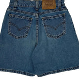 Levis Slim Denim Shorts - Mediumw 8L Blue Cotton