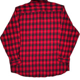 Carhartt Checked Flannel Shirt - 2XL Red Cotton