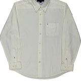 Tommy Hilfiger Shirt - Large White Cotton