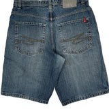 Southpole Denim Shorts - 38″ Waist Blue Denim