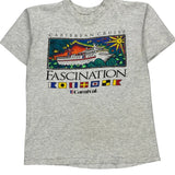 Caribbean Cruise Co Max Single Stitch T-Shirt - Medium Grey Cotton