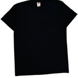 Fruit Of The Loom T-Shirt - Medium Black Cotton
