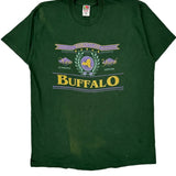 Fruit Of The Loom Single Stitch T-Shirt - 2XL Green Cotton