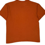 Nike T-Shirt - Medium Orange Cotton