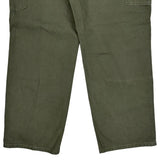 Carhartt Double Knee Carpenter Pants - 35W 30L Green Cotton