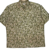 Campia Moda Hawaiian Shirt - XL Khaki Cotton