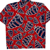 Alpha Clothing Company Hawaiian Shirt - XL Red Cotton