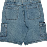 Wrangler Cargo Denim Shorts - 36W 10L Blue Denim