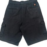 Dickies Cargo Shorts - 36W 11L Black Cotton