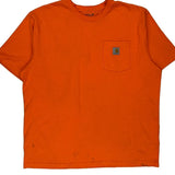 Carhartt T-Shirt - XL Orange Cotton