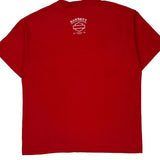 Legendary Motorcycles Harley Davidson Graphic T-Shirt - Large Red Cotton