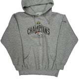 Denver Broncos Starter Nfl Hoodie - Large Gray Cotton Blend