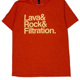 Reyka Vodka Tultex T-Shirt - Large Orange Polyester Blend