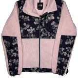 The North Face Floral Fleece Jacket - Small Black Polyester