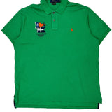 Polo By Ralph Lauren Graphic Polo Shirt - 2XL Green Cotton