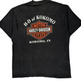 Motorcycles Harley Davidson Graphic T-Shirt - XL Black Cotton