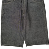 Dickies Denim Shorts - 40W 12L Grey Cotton