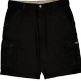 Wrangler Cargo Cargo Shorts - 38W 9L Black Cotton