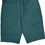 Dickies Slim Fit Chino Shorts - 36W 10L Green Polyester Blend