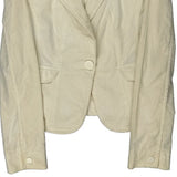 Armani Exchange Blazer - Small Cream Cotton