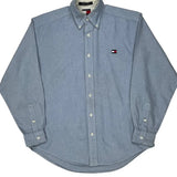 Tommy Hilfiger Shirt - Small Blue Cotton