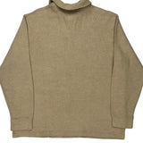 Polo By Ralph Lauren 1/4 Zip - XL Beige Cotton