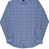 Tommy Hilfiger Checked Shirt - Medium Blue Cotton