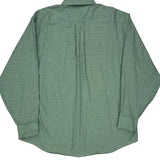 Tommy Hilfiger Checked Shirt - Large Green Cotton