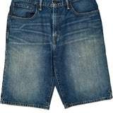 Levis Denim Shorts - 31W 12L Blue Cotton
