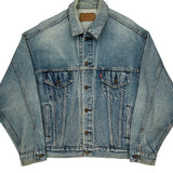 Levis Denim Jacket - Large Light Wash Denim
