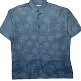 Campia Hawaiian Shirt - XL Blue Viscose