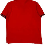 Tommy Hilfiger Polo Shirt - Medium Red Cotton
