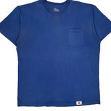 Dickies T-Shirt - Large Blue Cotton