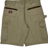 Wrangler Cargo Carpenter Shorts - 36W 10L Khaki Cotton