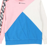 Age 11-12 Champion Hoodie - Large Block Colour Cotton Blend