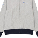 Age 13 Kappa Zip Up - Medium Grey Cotton