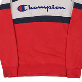 Age 16 Champion Spellout Sweatshirt - Small Block Colour Cotton Blend
