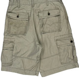 Unbranded Cargo Shorts - 34W 10L Beige Cotton