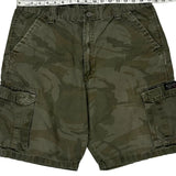 Wrangler Camo Cargo Shorts - 34W 10L Camo Cotton