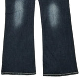 Wallflower Boot Cut Jeans - 32W UK 10 Dark Wash Cotton Blend